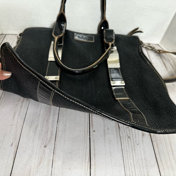 SOBELLA DOUBLE HANDLES NYLON PURSE - Picture 9 of 10